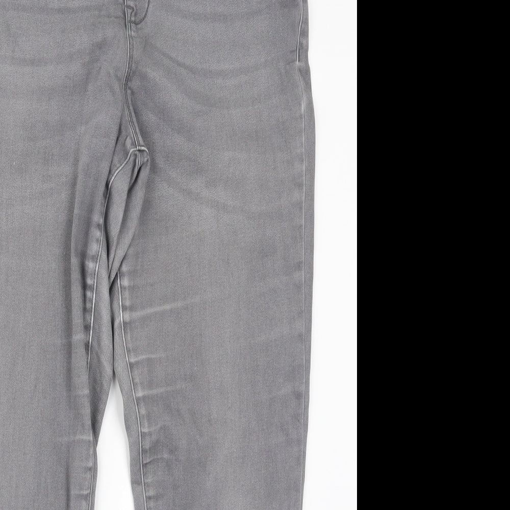 George Womens Grey  Denim Jegging Jeans Size 16 L28 in