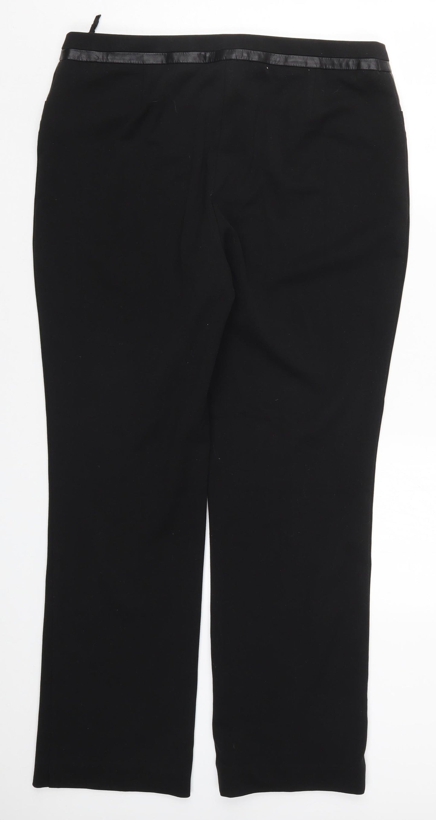 Marks and Spencer Womens Black   Trousers  Size 14 L29 in