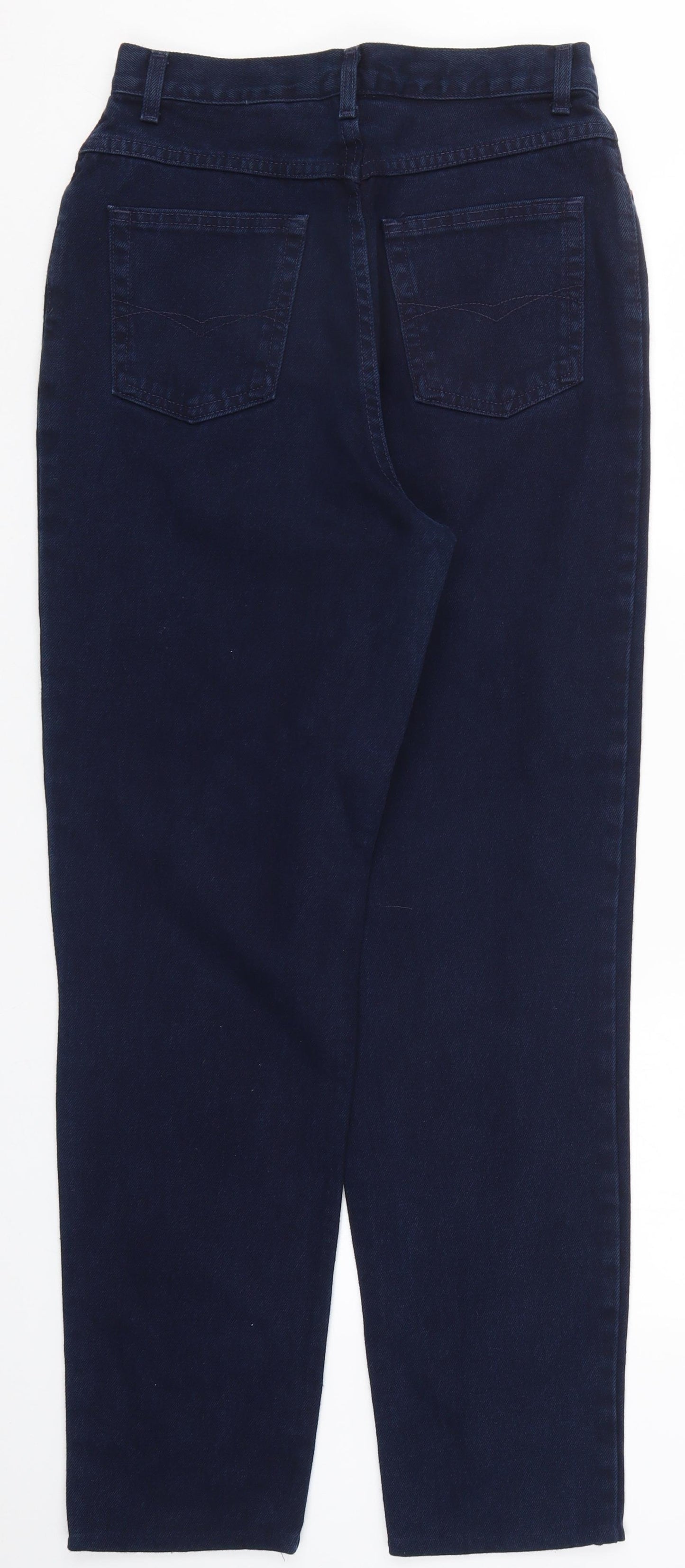 Marks and Spencer Womens Blue  Denim Tapered Jeans Size 14 L30 in