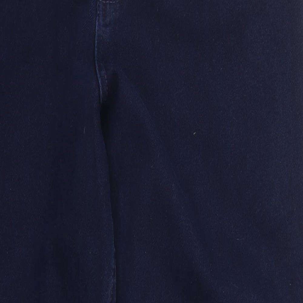 Marks and Spencer Womens Blue  Denim Tapered Jeans Size 14 L30 in