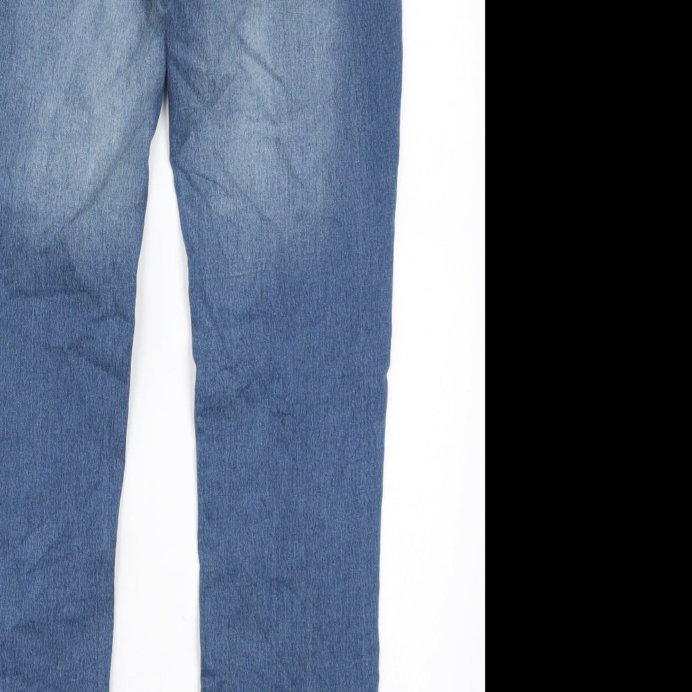 ESMARA Womens Blue  Denim Skinny Jeans Size 10 L28 in