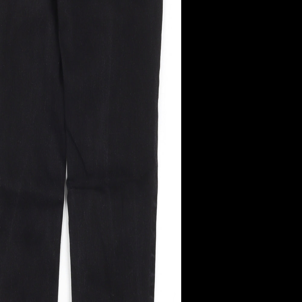 TU Womens Black  Denim Straight Jeans Size 12 L27 in