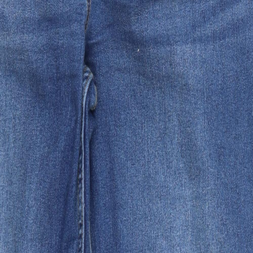 Papaya Womens Blue  Denim Straight Jeans Size 12 L30 in