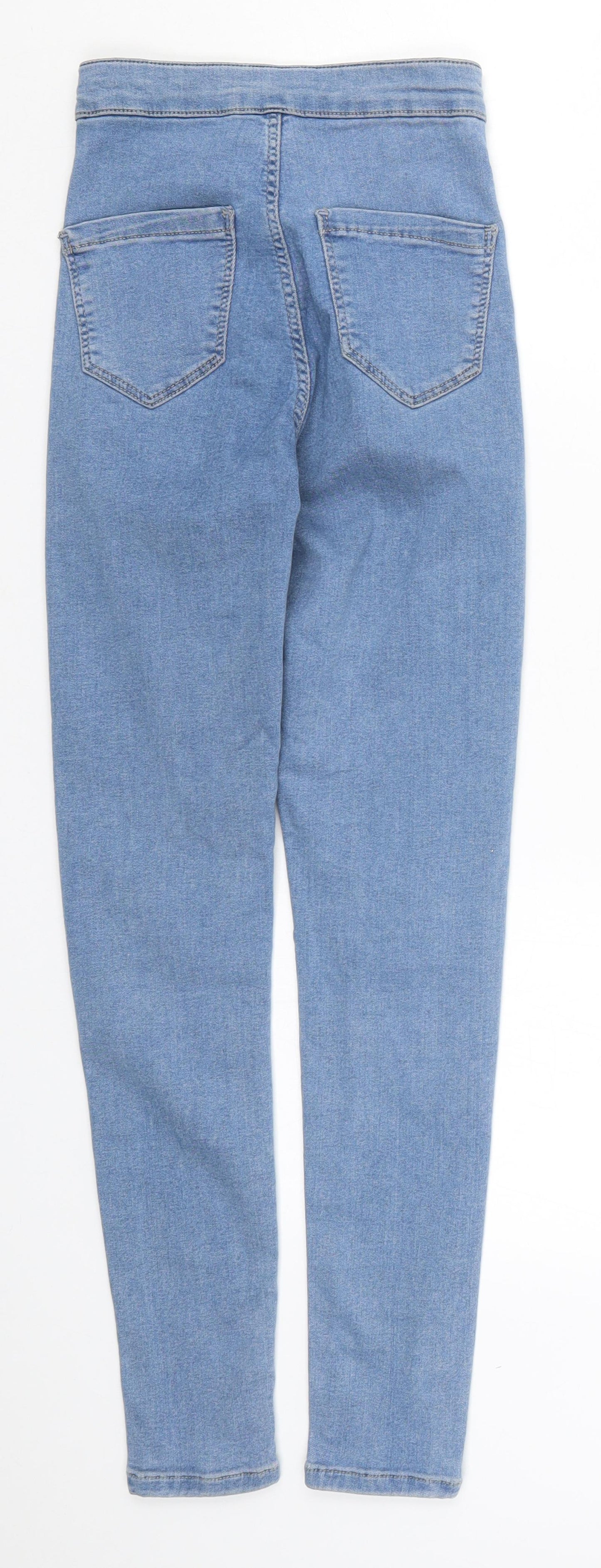 Topshop Womens Blue  Denim Jegging Jeans Size 24 in L26 in