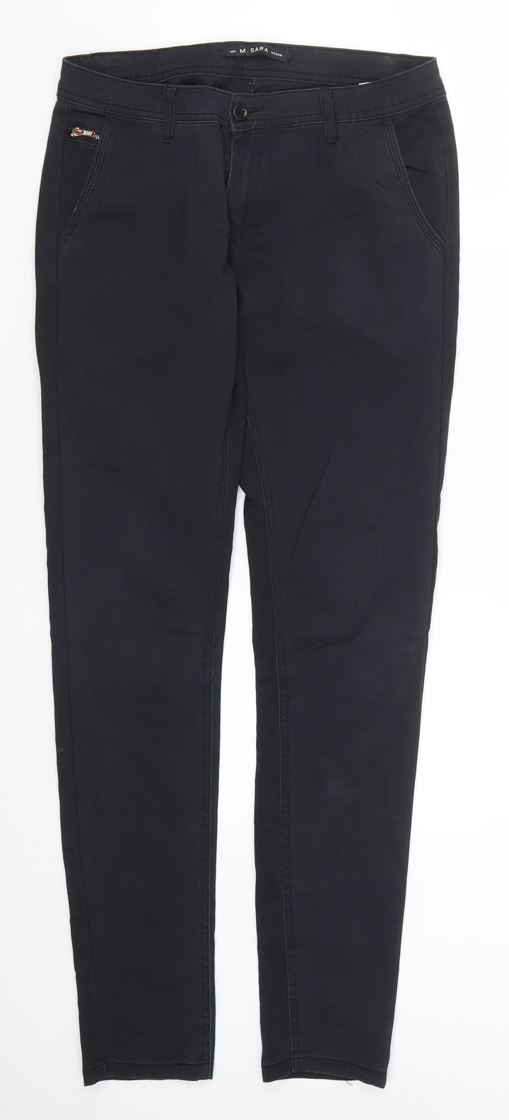 M Sara Womens Black  Denim Jegging Jeans Size 27 in L29 in