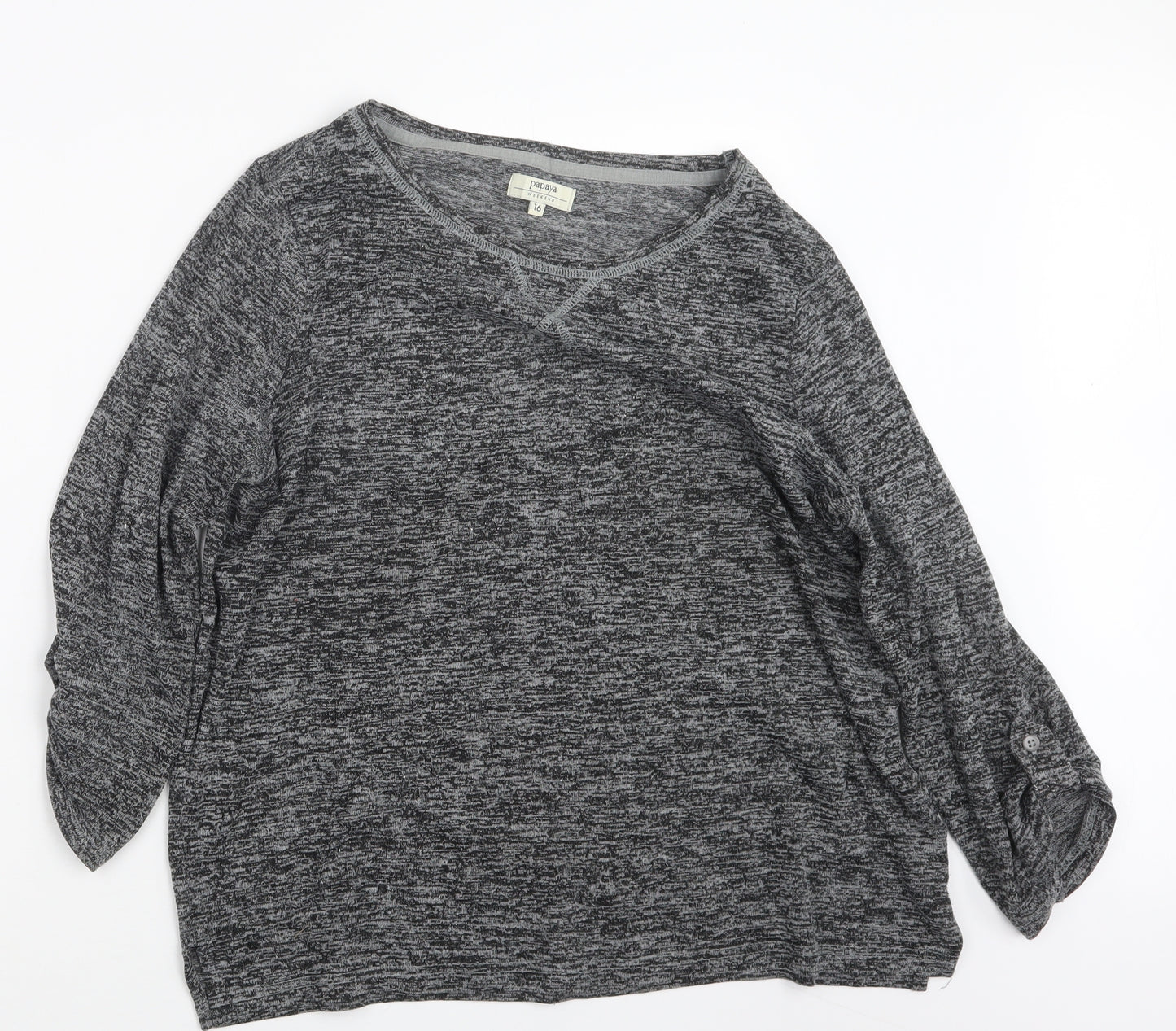 Papaya Womens Grey   Pullover Jumper Size 16