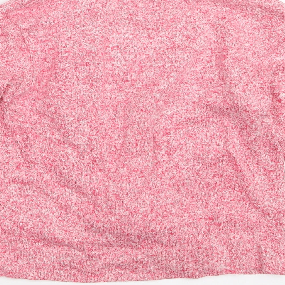 Marks and Spencer Girls Pink   Pullover Jumper Size 6-7 Years