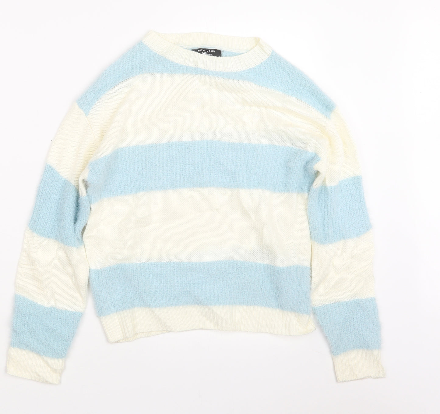 New Look Girls Blue  Knit Pullover Jumper Size 12-13 Years