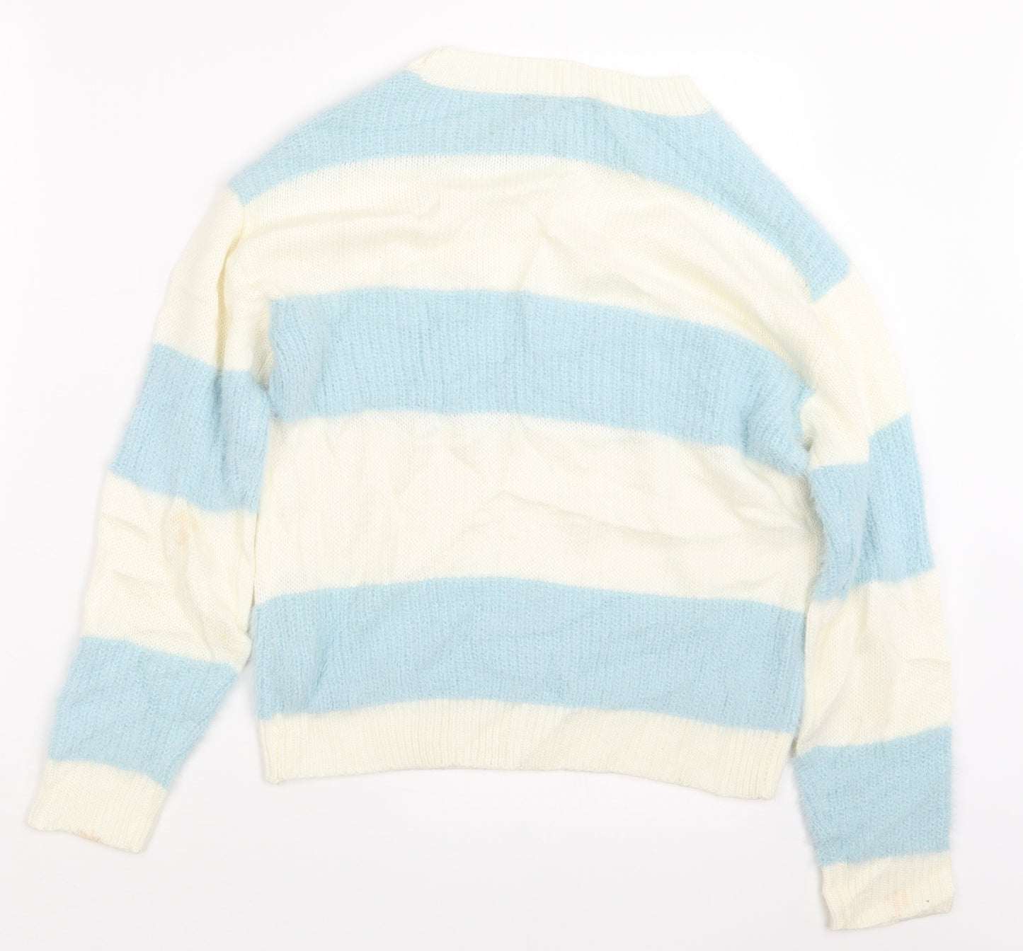 New Look Girls Blue  Knit Pullover Jumper Size 12-13 Years