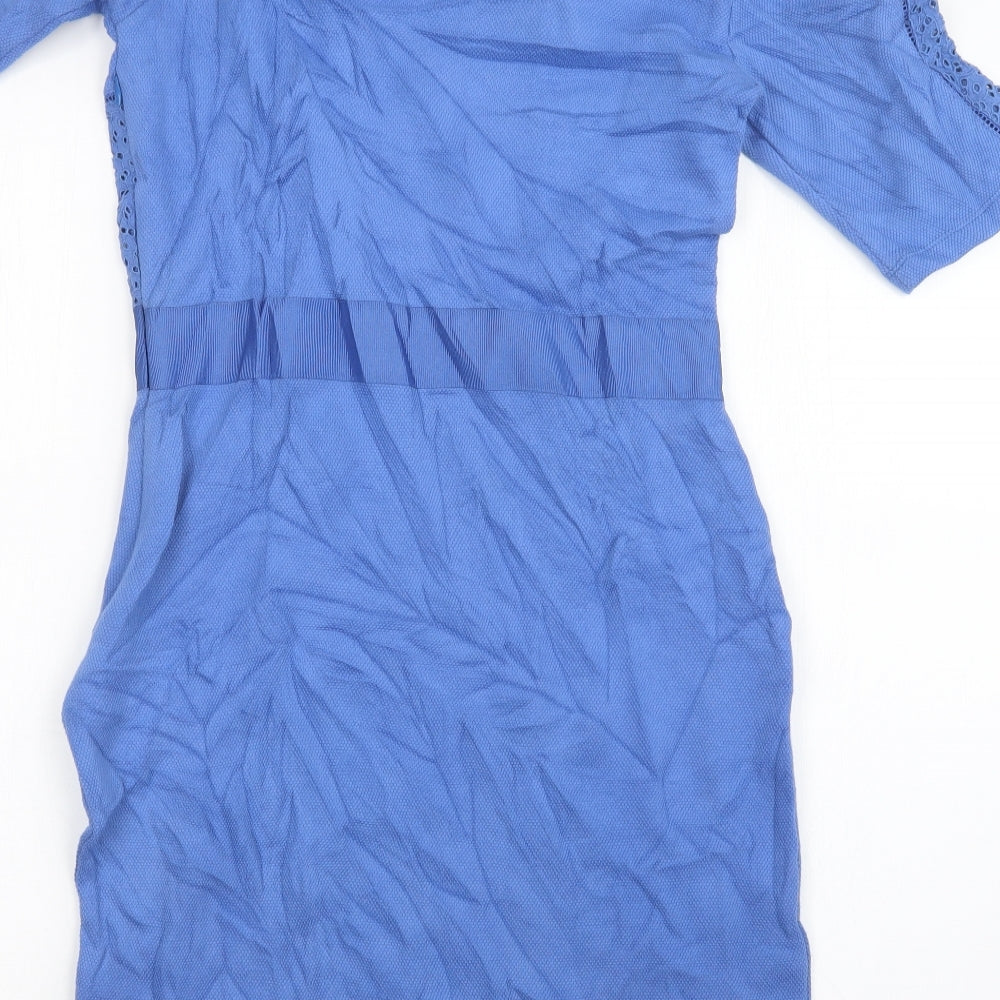 Reiss Womens Blue   Jumper Dress  Size 12