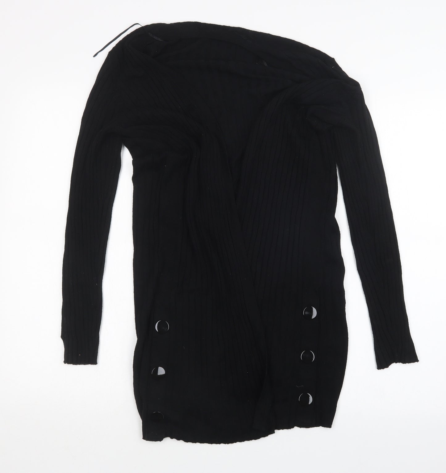 Preworn Womens Black   Cardigan Jumper Size M
