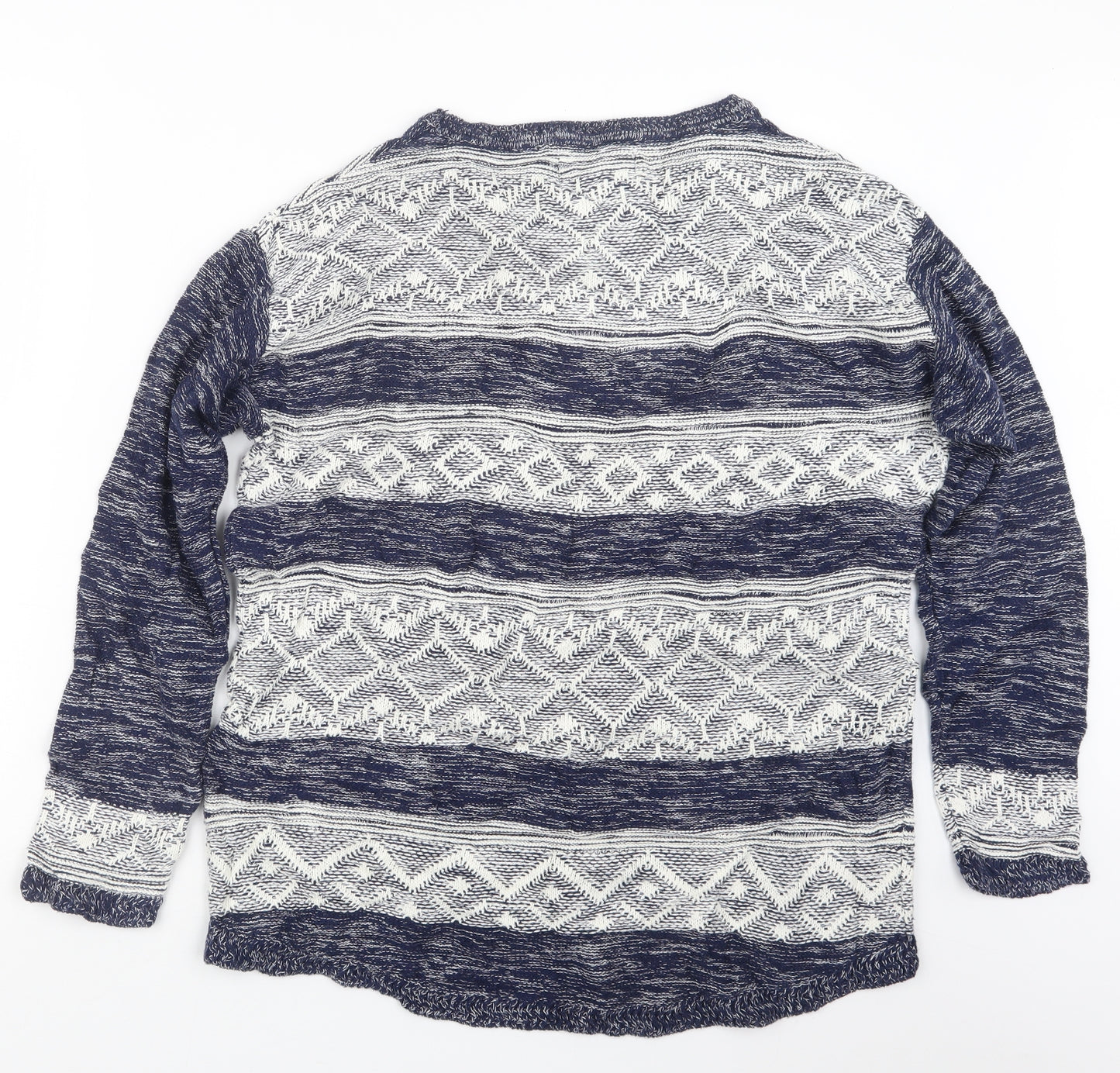 Matalan Womens Blue  Knit Pullover Jumper Size M
