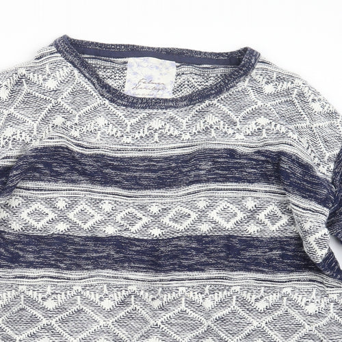 Matalan Womens Blue  Knit Pullover Jumper Size M