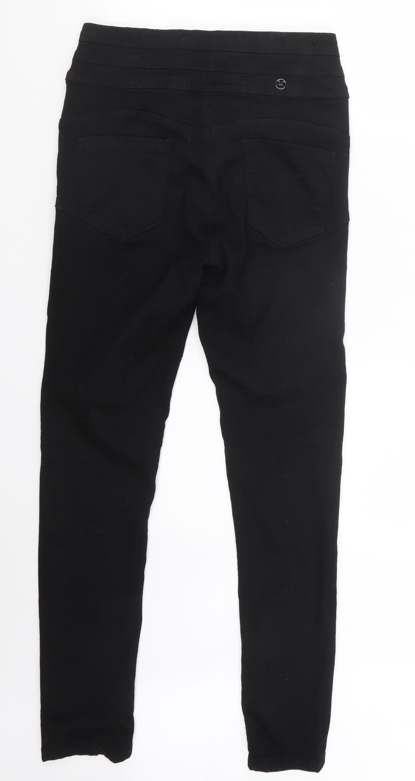 forma Womens Black  Denim Straight Jeans Size 18 L29.5 in