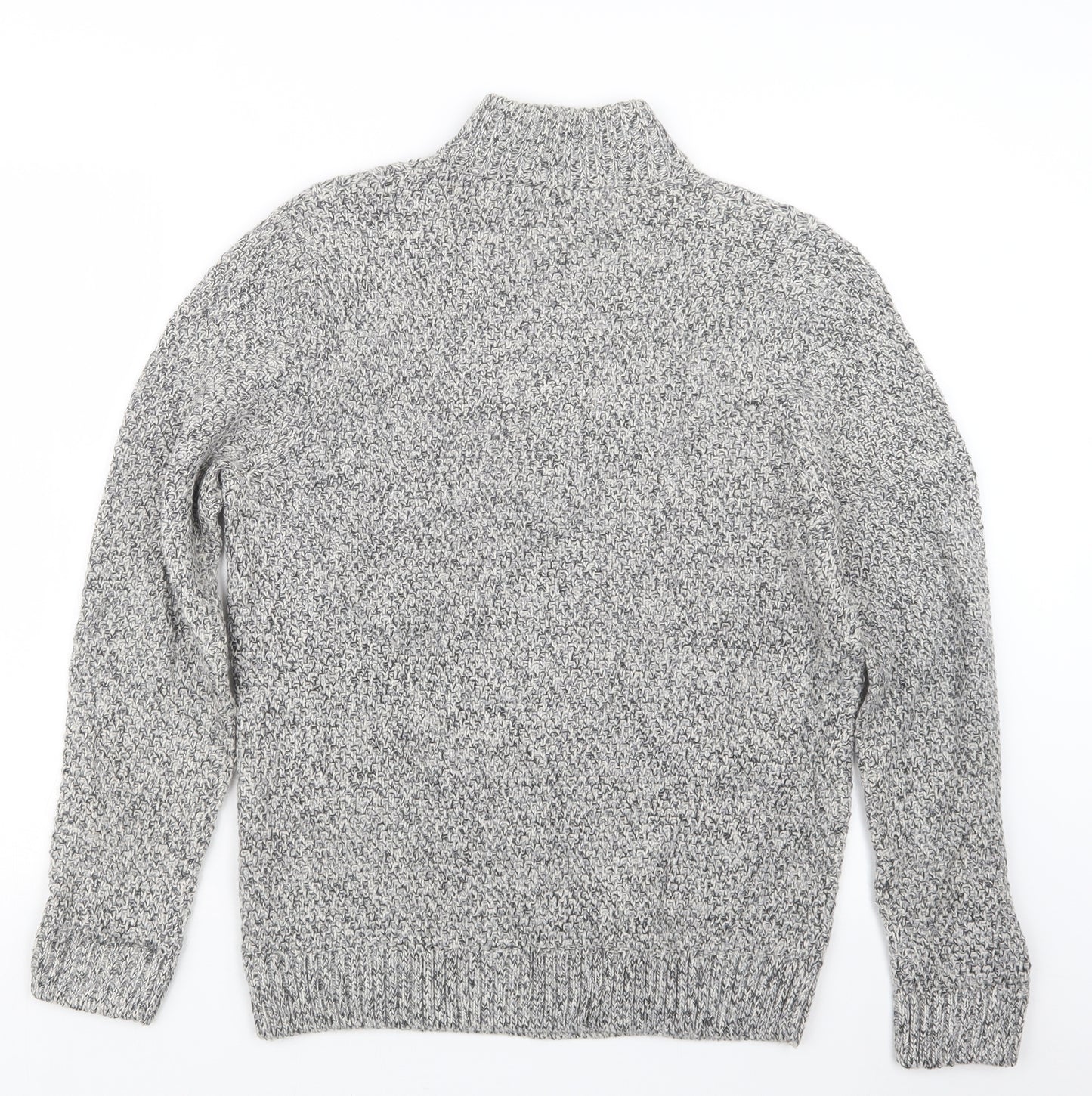 George Mens Grey  Knit Pullover Sweatshirt Size S