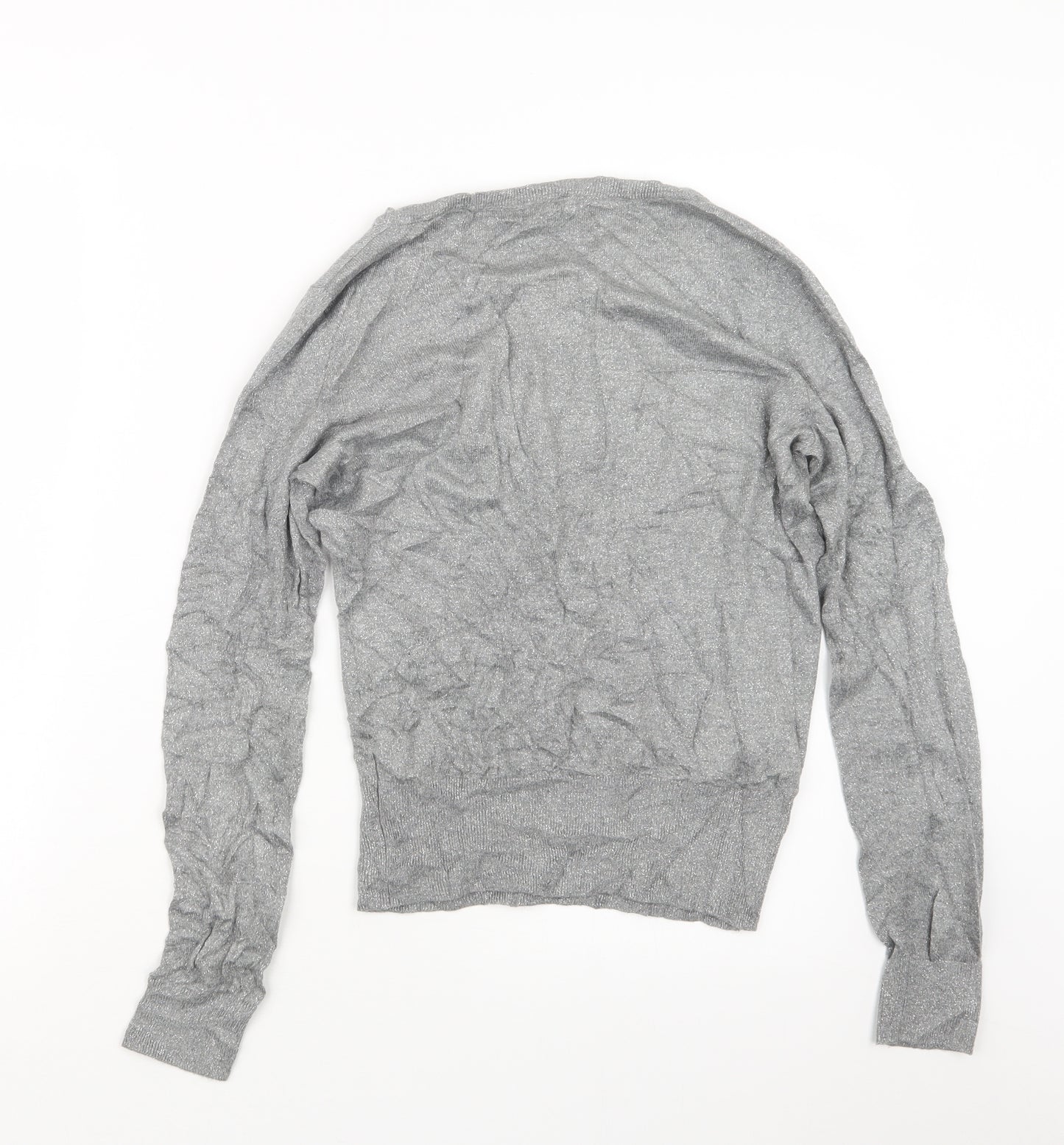 H&M Womens Grey   Pullover Jumper Size M