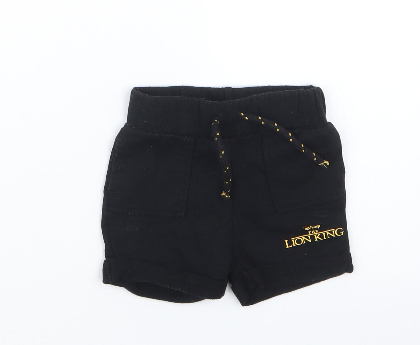 Primark Boys Black   Cropped Trousers Size 0-3 Months  - The Lion King