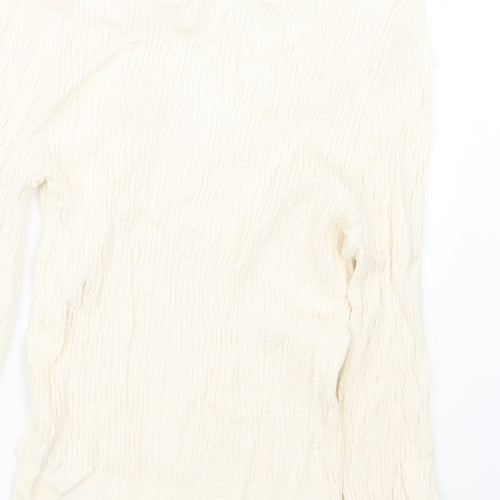 Marks and Spencer Womens Ivory   Pullover Jumper Size 10