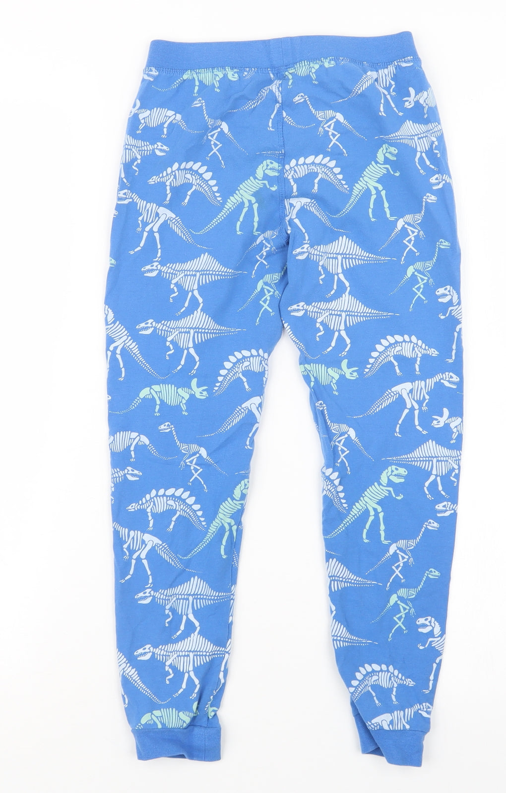 Marks and Spencer Boys Blue Geometric   Pyjama Set Size 8-9 Years