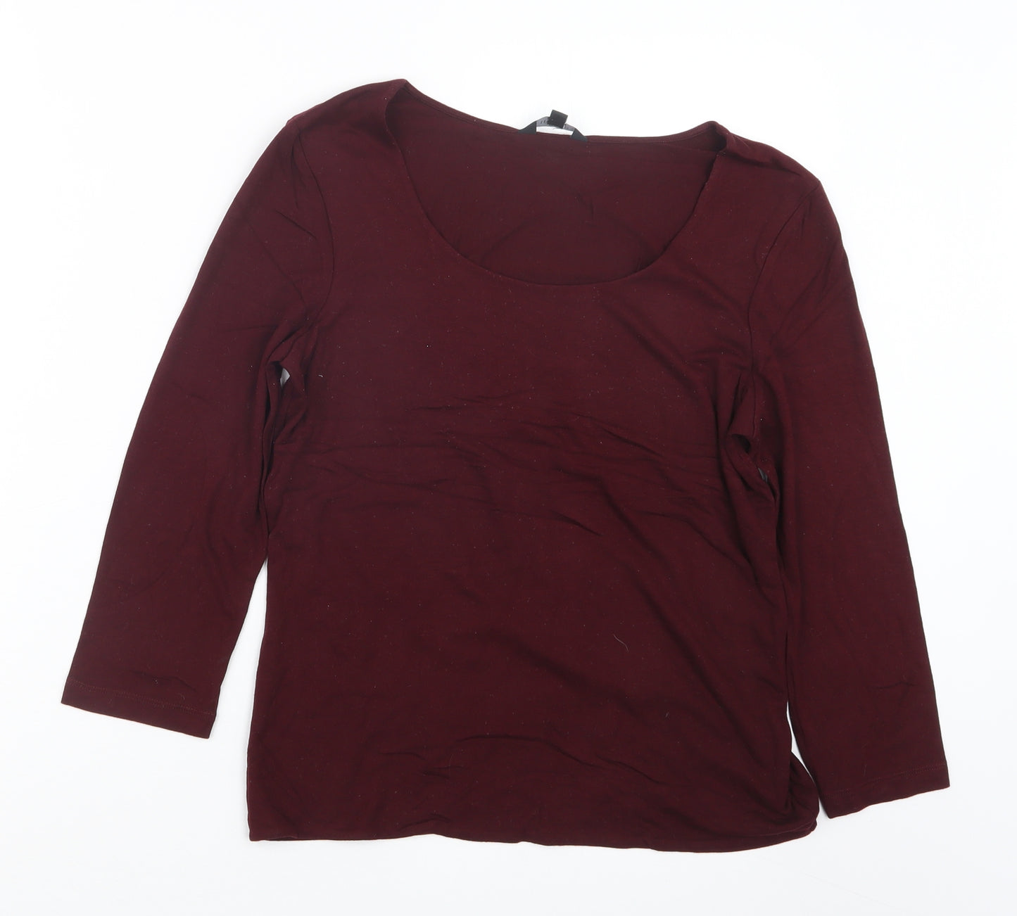 Hobbs Womens Purple   Basic T-Shirt Size M