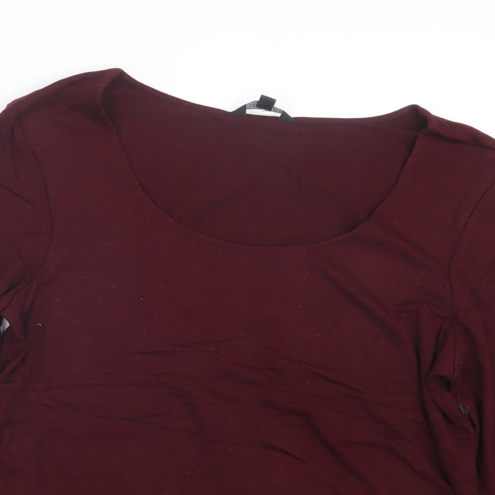 Hobbs Womens Purple   Basic T-Shirt Size M
