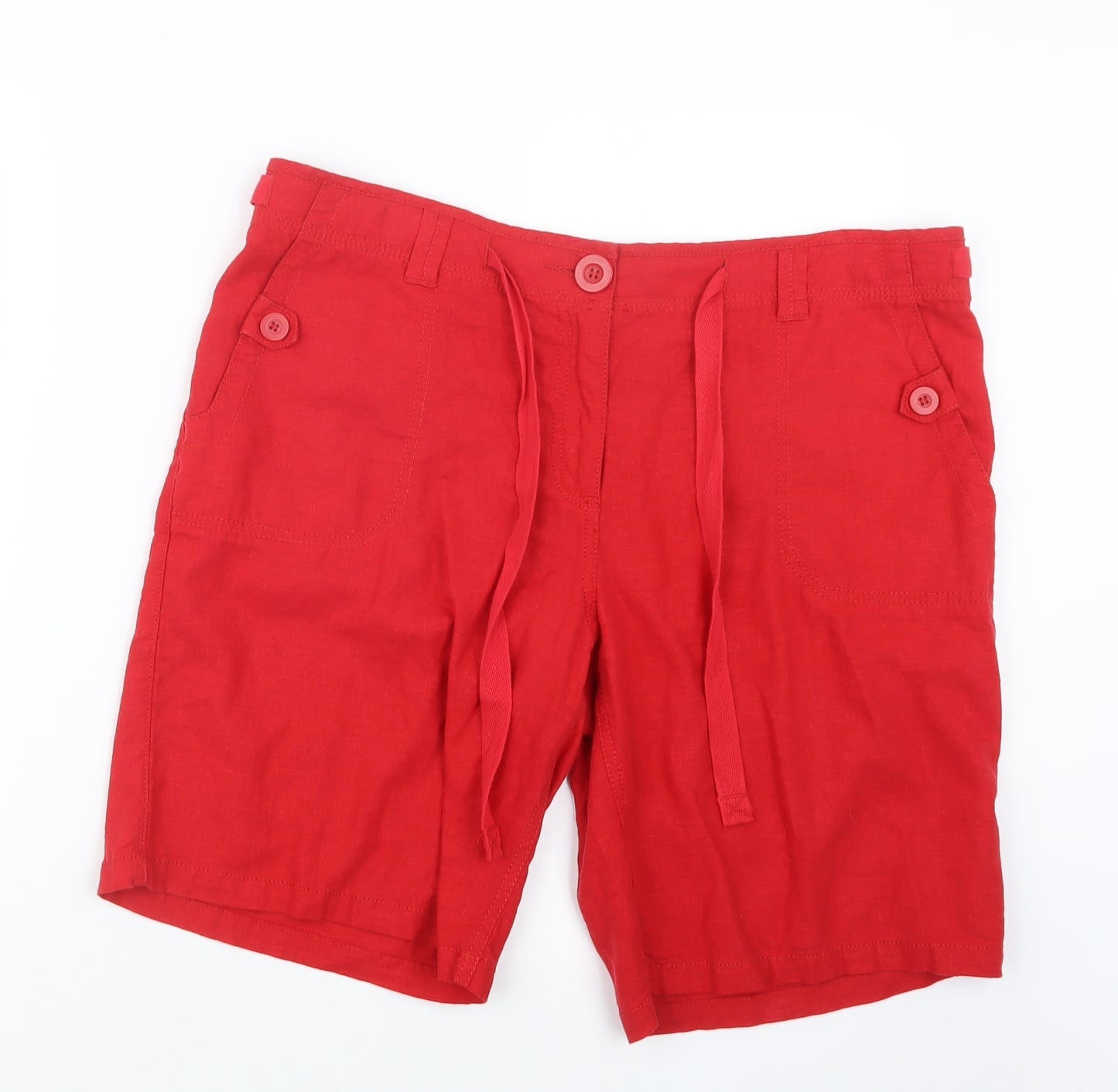 NEXT Womens Red   Cargo Shorts Size 16