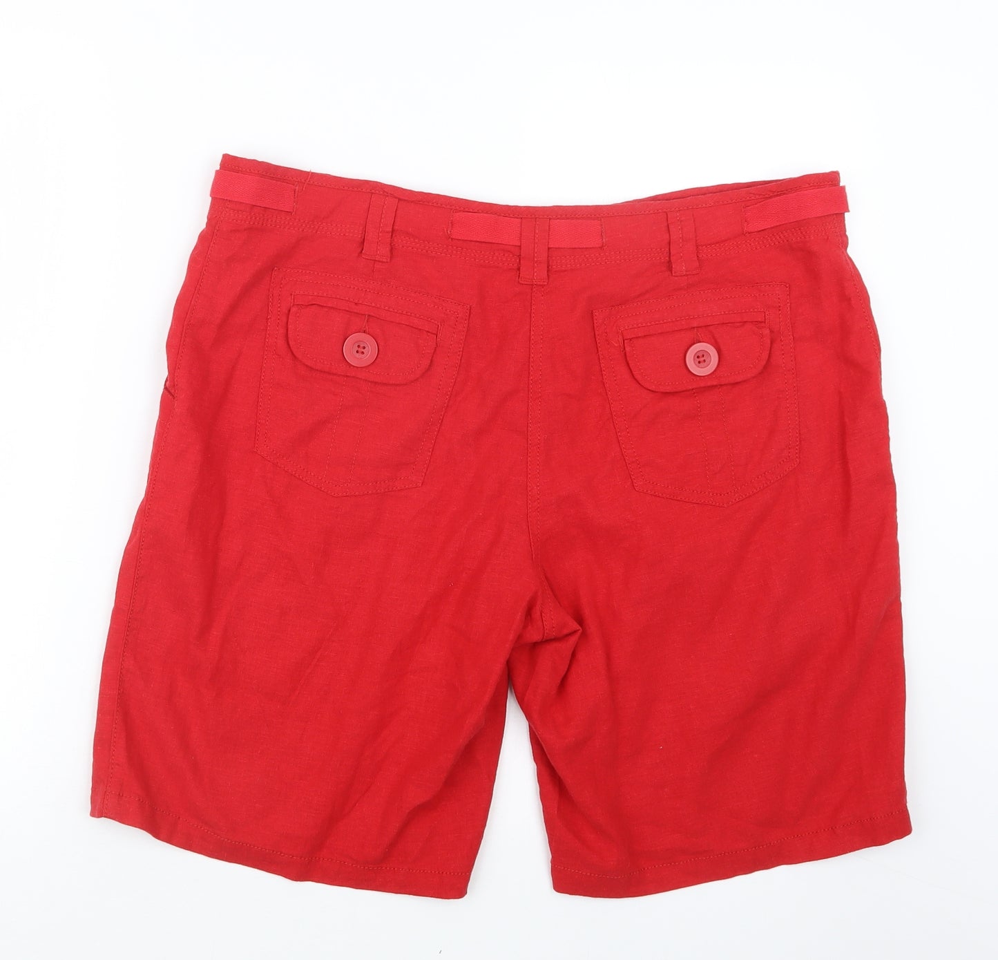 NEXT Womens Red   Cargo Shorts Size 16