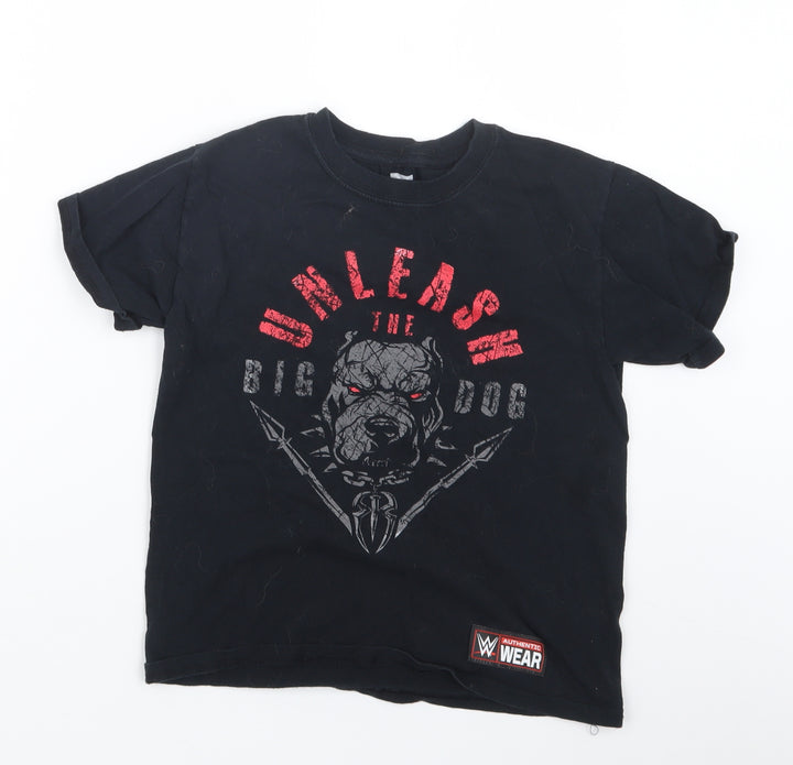 Authentic Boys Black   Basic T-Shirt Size S