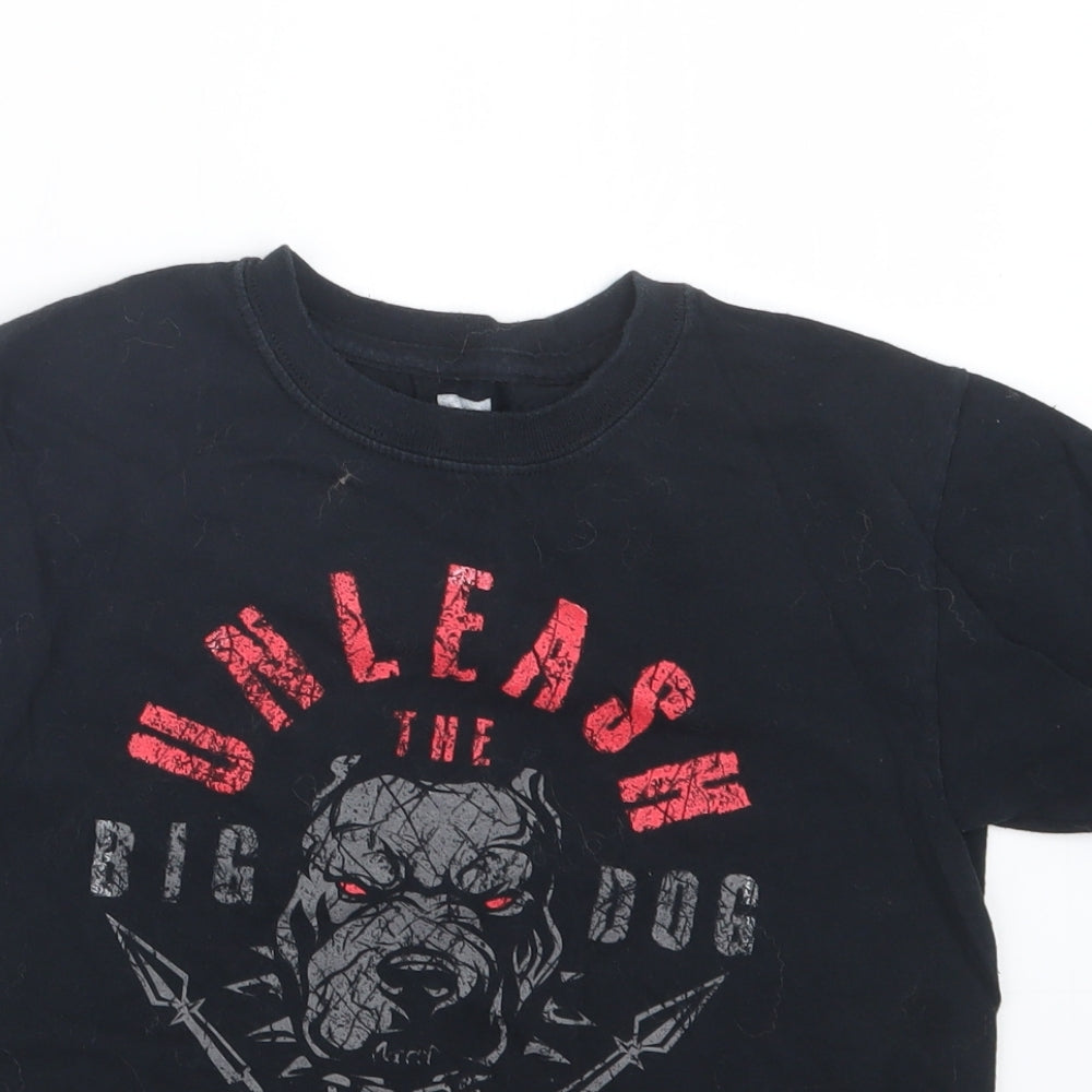 Authentic Boys Black   Basic T-Shirt Size S
