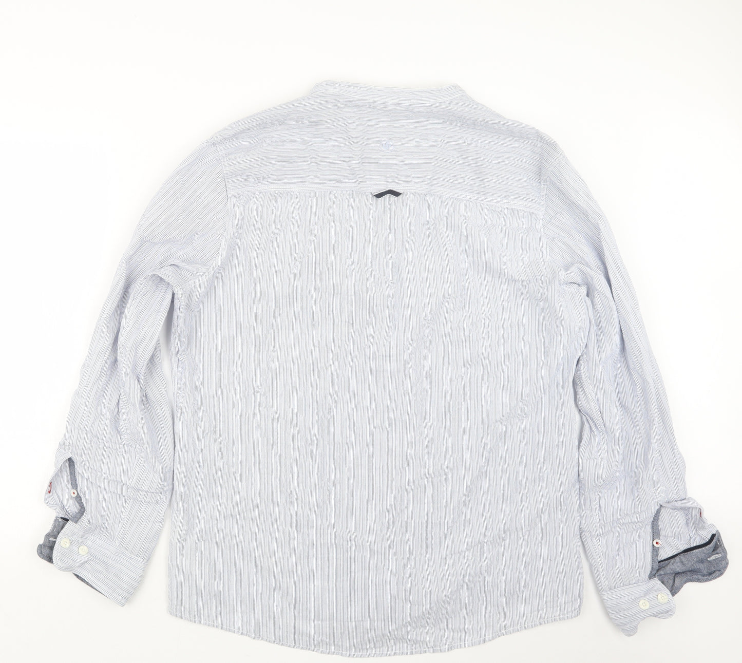 Fat Face Mens Blue Striped   Button-Up Size XL