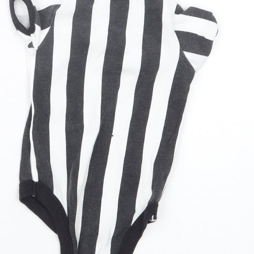 Newcastle United Boys Black Striped  Babygrow One-Piece Size 6-9 Months  - Newcastle United