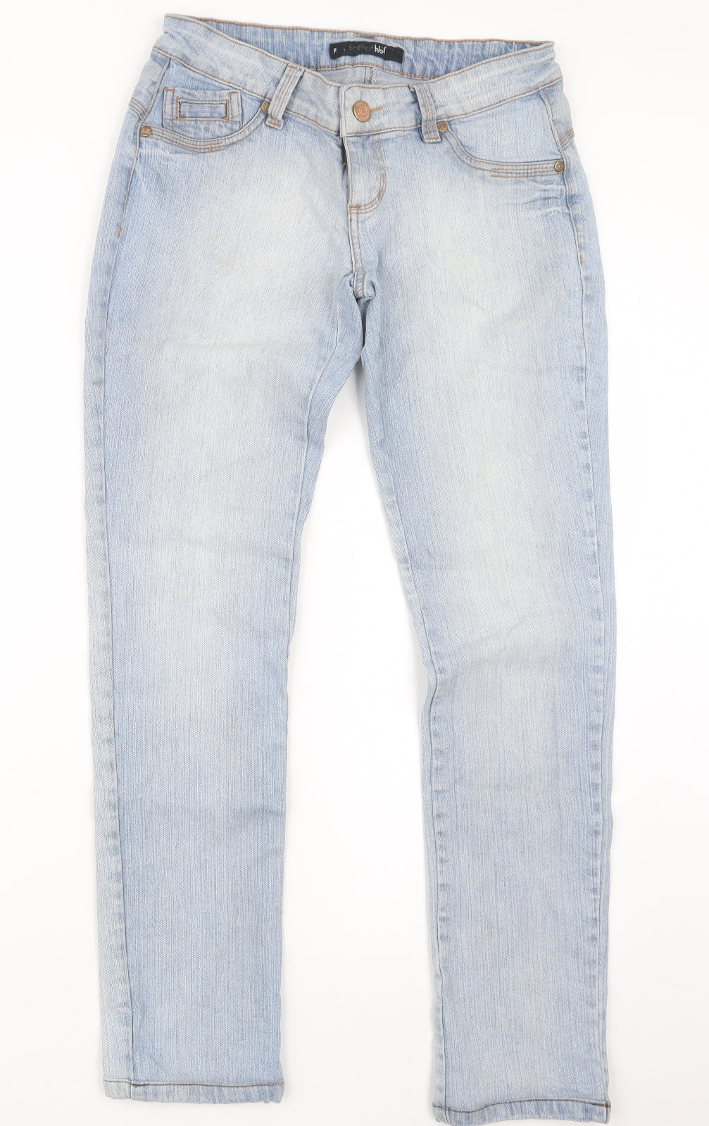 HBF Womens Blue  Denim Straight Jeans Size 28 in L28 in