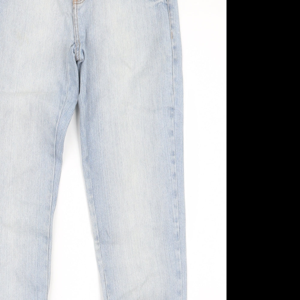 HBF Womens Blue  Denim Straight Jeans Size 28 in L28 in