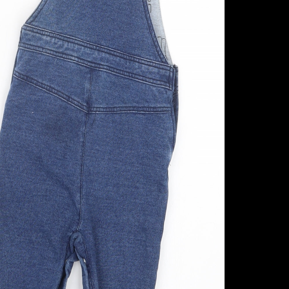 My Little Pony Girls Blue  Denim Dungaree Outfit/Set Size 12-18 Months  - My Little Pony