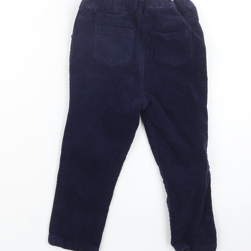 John Lewis Boys Blue   Cargo Trousers Size 2-3 Years
