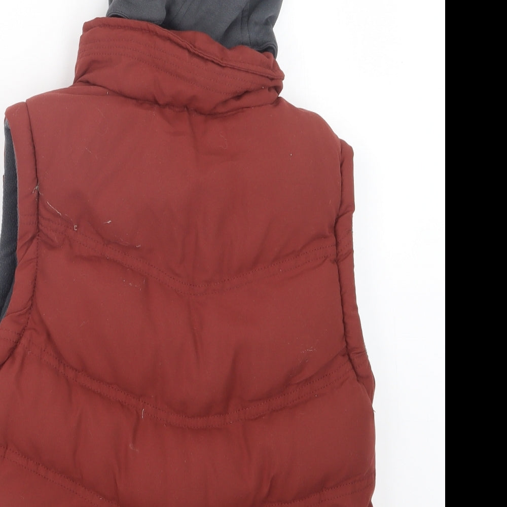 Rebel Boys Red   Gilet Jacket Size 8-9 Years