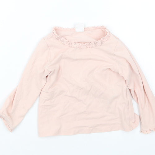H&M Girls Pink   Basic T-Shirt Size 6-9 Months