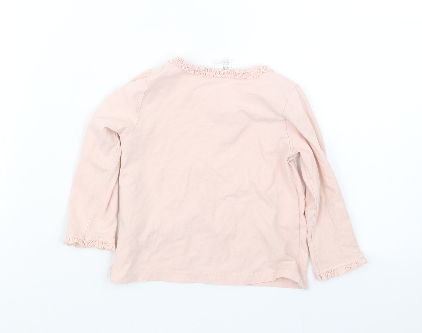 H&M Girls Pink   Basic T-Shirt Size 6-9 Months