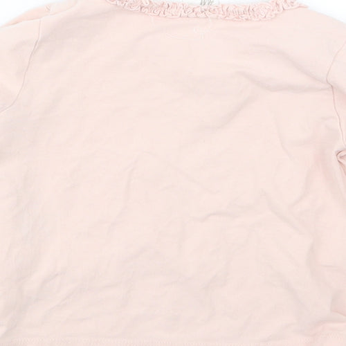 H&M Girls Pink   Basic T-Shirt Size 6-9 Months