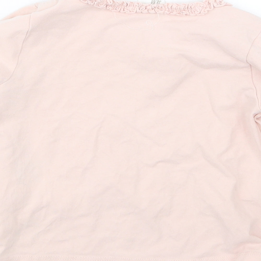 H&M Girls Pink   Basic T-Shirt Size 6-9 Months