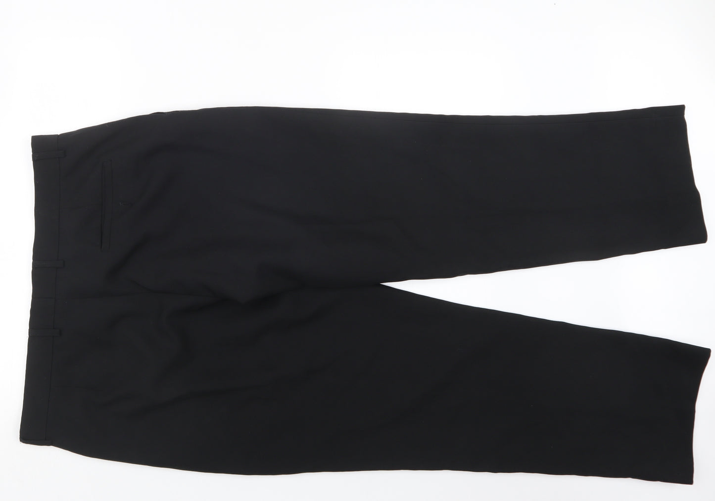 F&F Mens Black   Trousers  Size 37 in L28 in