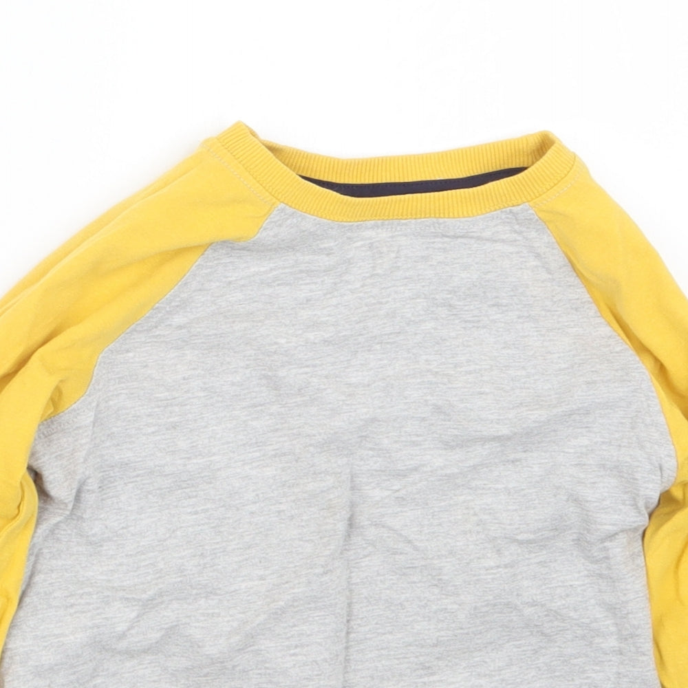George Boys Grey   Basic T-Shirt Size 5-6 Years