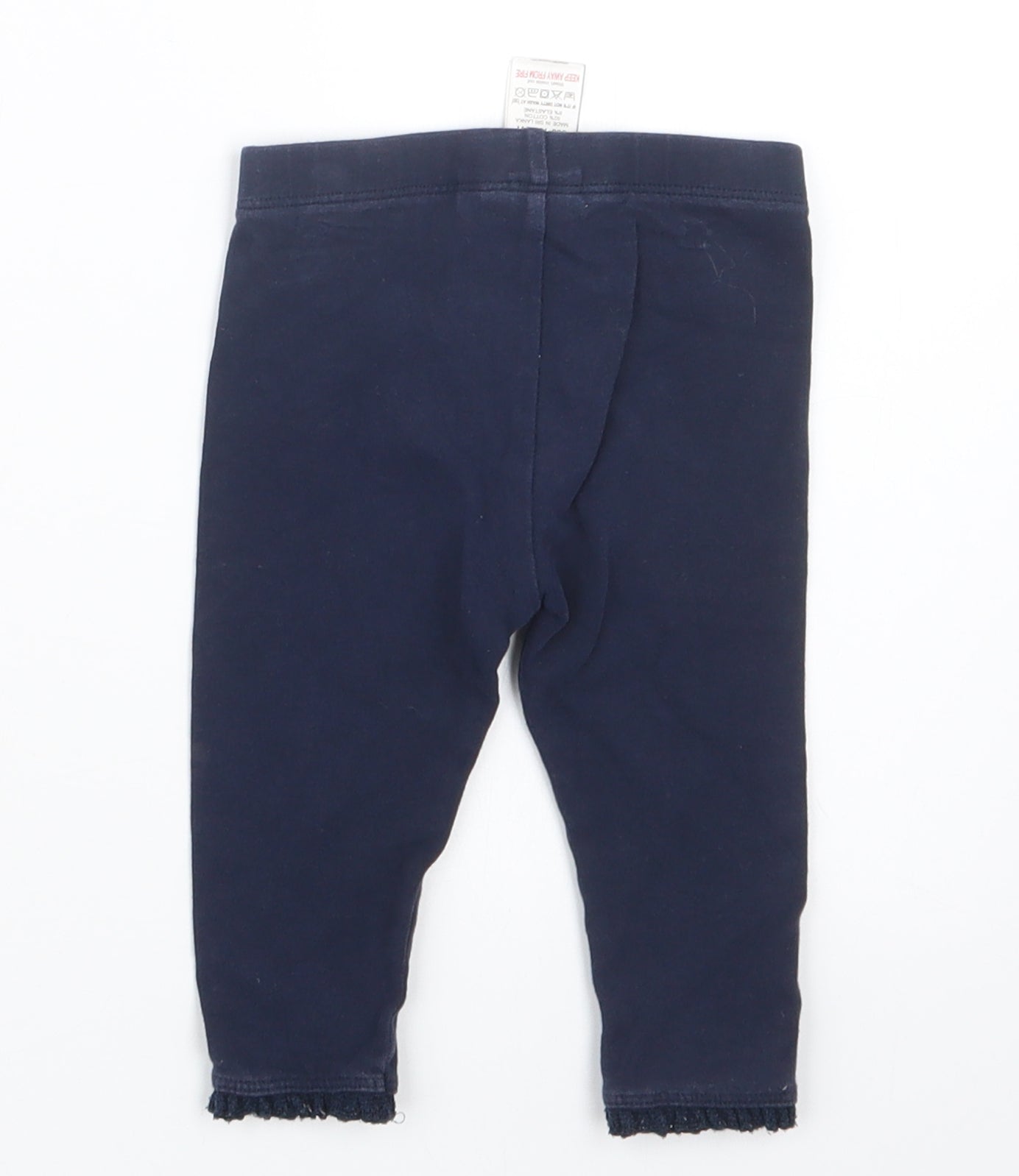 NEXT Girls Blue   Capri Trousers Size 6-9 Months