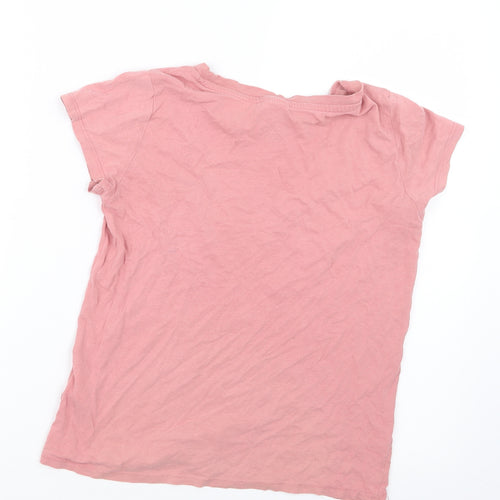 Divided by H&M Womens Pink   Basic T-Shirt Size XS