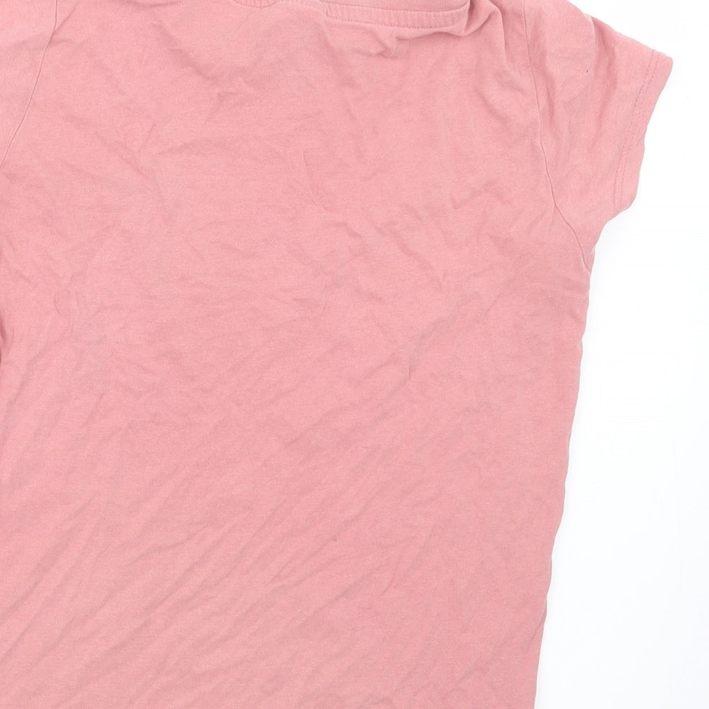 Divided by H&M Womens Pink   Basic T-Shirt Size XS