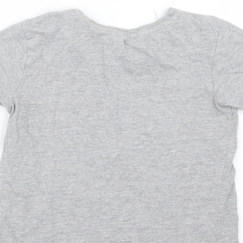 George Boys Grey   Basic T-Shirt Size 5-6 Years