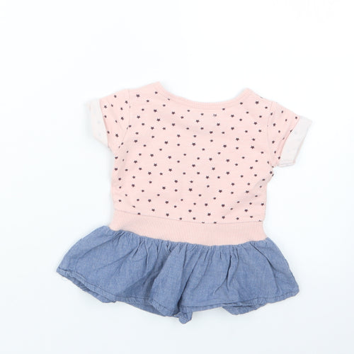 NEXT Girls Pink   Basic T-Shirt Size 3-6 Months