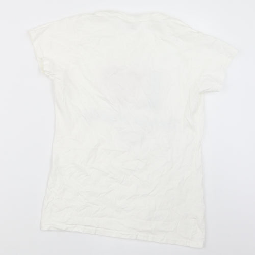 Gildan Womens White   Basic T-Shirt Size M