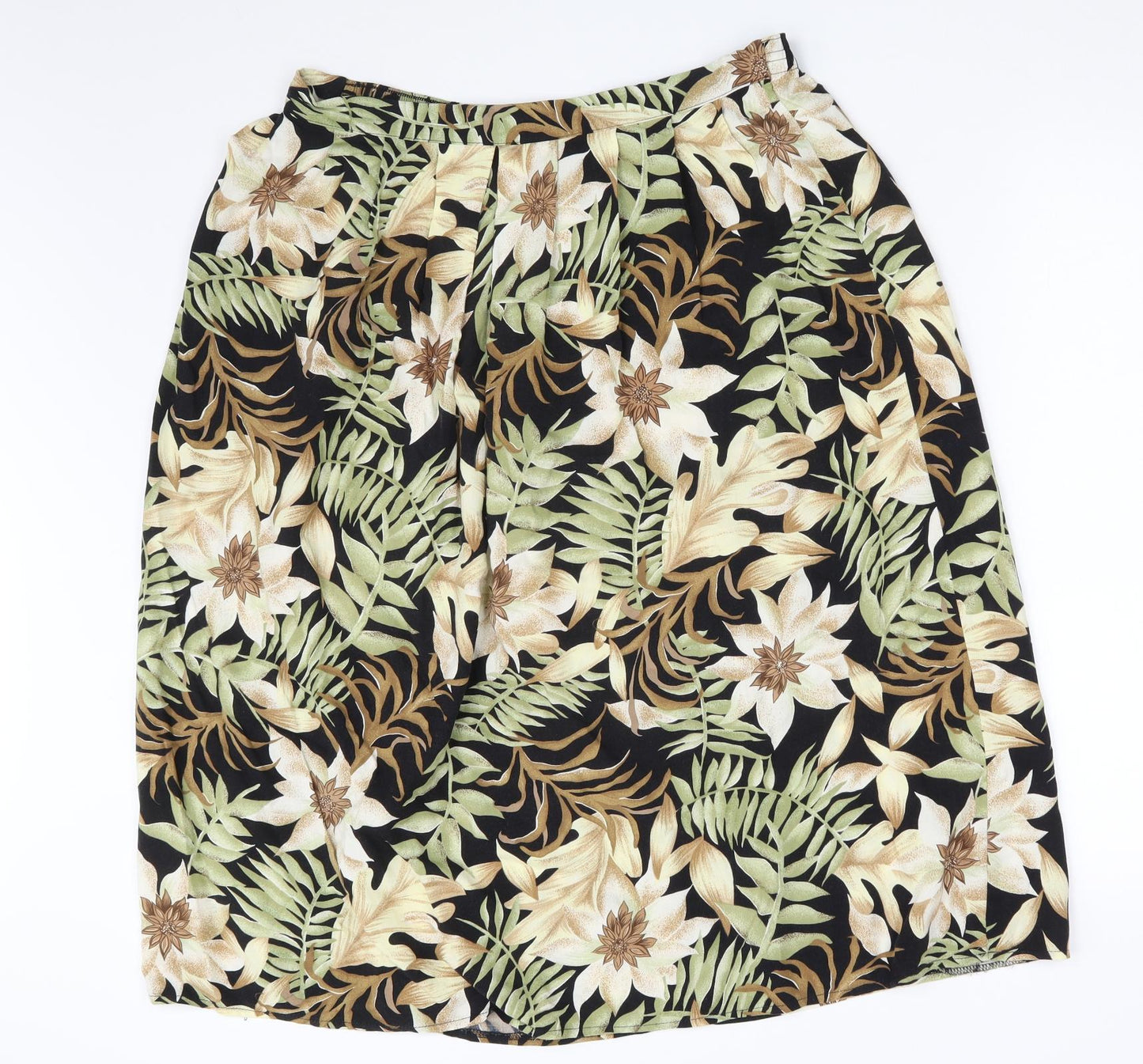 Bonmarché Womens Multicoloured Floral  A-Line Skirt Size 14