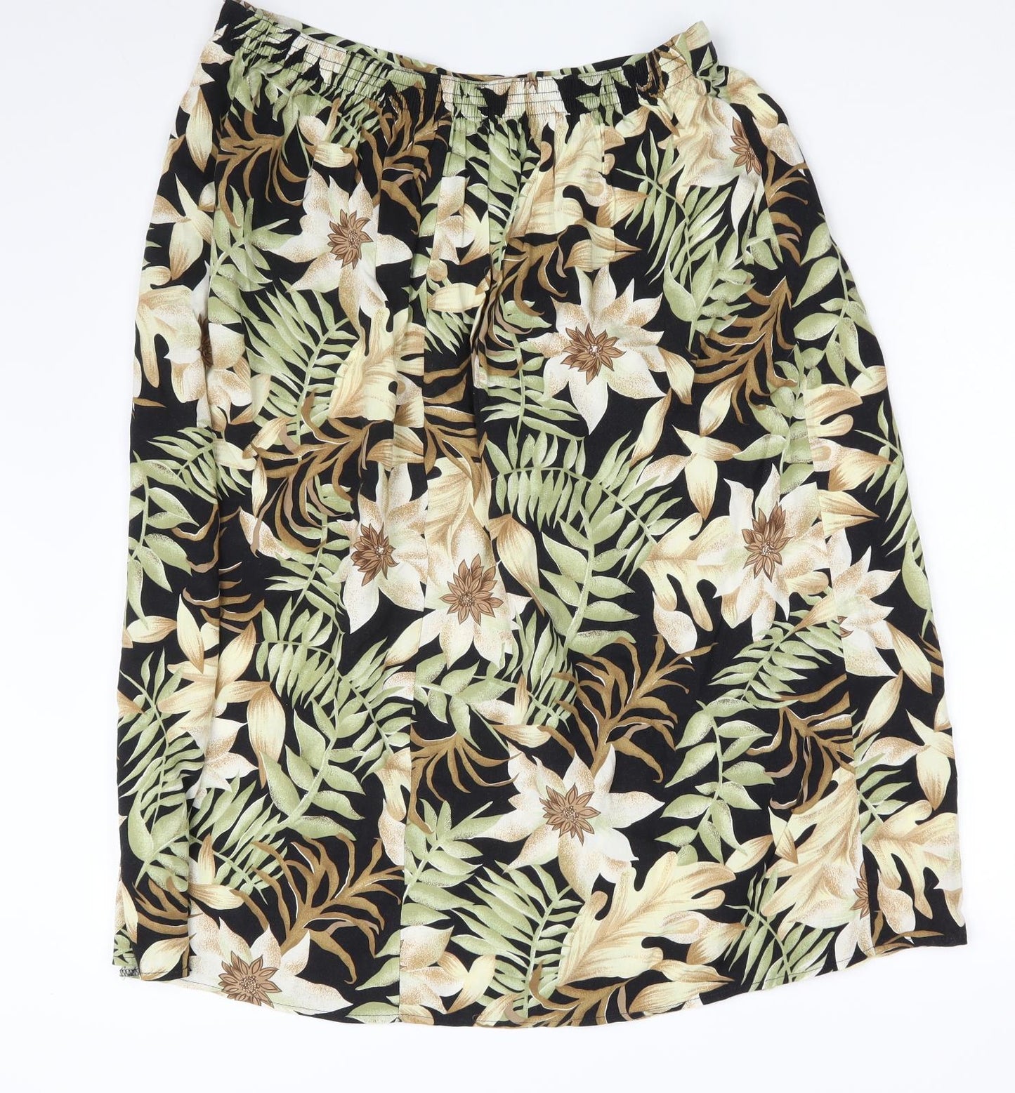 Bonmarché Womens Multicoloured Floral  A-Line Skirt Size 14